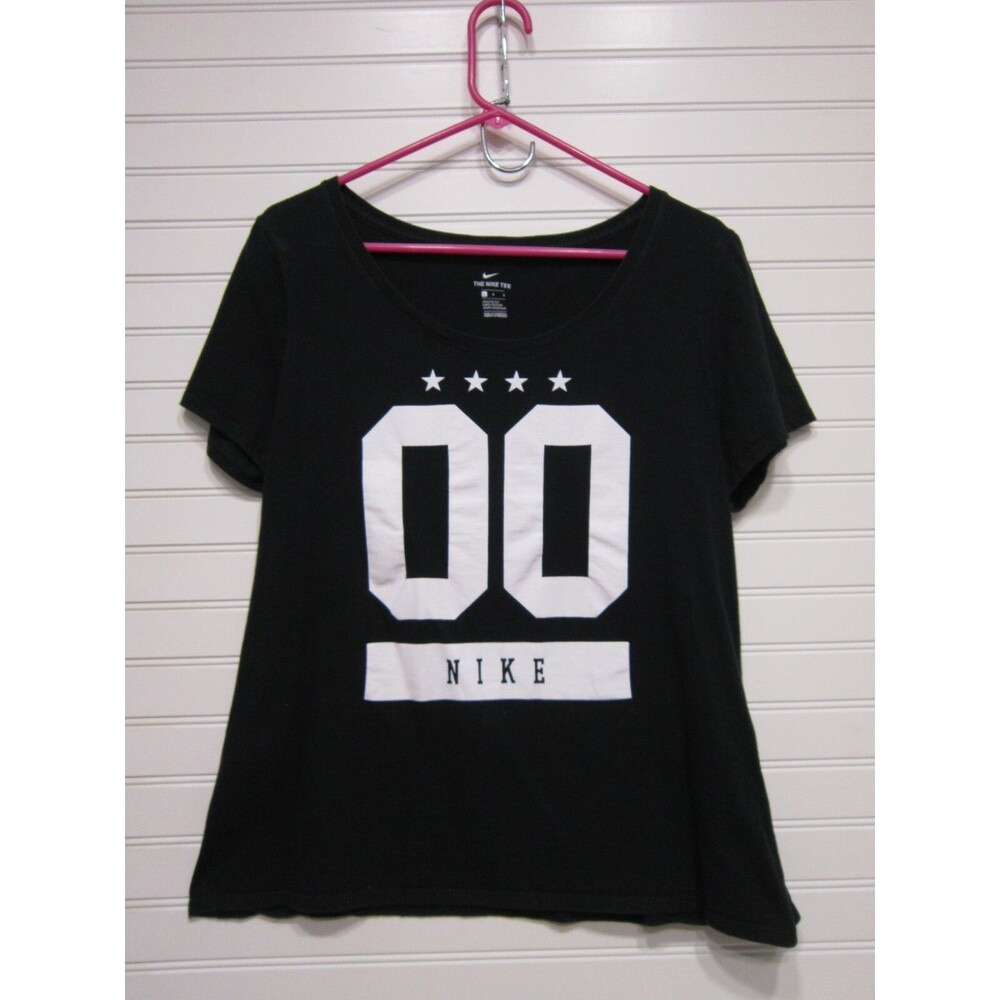 The Nike Tee Womens Black Short Sleeve 00 TShirt Size L